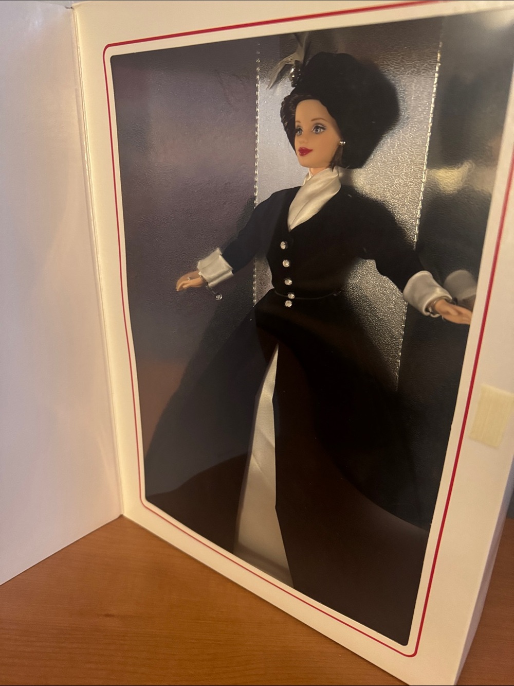Barbie Black Coat Blazer with White Trim